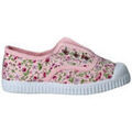 Baskets femme sur Grenoble : Baskets basses Cienta - Baskets en toile 70999 - rose