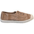 Baskets femme sur Grenoble : Baskets basses Cienta - Baskets en toile 70997 - beige