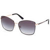 Lunettes de soleil Guess GU00149 Lunettes de soleil, Noir/Fum&eacute;e, 59 mm Noir