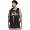 T-shirt Under Armour Ua Zone R&eacute;versible Noir