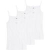 Maillots de corps Sanetta Fille Maillot de corps Paquet de 3 Blanc
