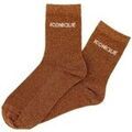 Chaussettes sur Grenoble : Chaussettes Mil&eacute; Mila SOCKS.ICONIQUE Marron