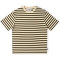 Tee-shirts sur Grenoble : T-shirt Sanjo Stripes 80 T-Shirt - Kaki Ecru