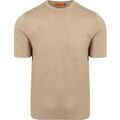 Tee-shirts sur Grenoble : T-shirt Suitable Knitted T-shirt Pocket Compact Taupe