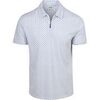 Polo R2 Amsterdam Polo Demi-Zip Imprim&eacute; Blanc Multicolore