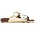 Mules femme sur Grenoble : Mules Xti 145068-ORO Dor&eacute;