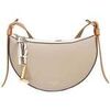Sac Bandouliere Lancel Porte Crois&eacute; Demi Lune Faubourg Mco Neige Femme Blanc