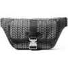 Sacoche MICHAEL Michael Kors Sacoche ceinture Eli en jacquard &agrave; logo MK Noir Noir