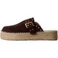 Chaussures d&eacute;contract&eacute;es femme sur Grenoble : Espadrilles Super Mode Mules &agrave; Enfiler Bellucci Marron