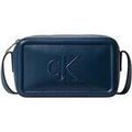 Sac &agrave; main Calvin Klein Jeans Bold Ck Camera Bag Bleu Grenoble