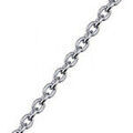 Colliers sur Grenoble : Collier Les Georgettes Cha&icirc;ne argent&eacute;e 80cm Blanc