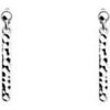 Boucles oreilles Les Georgettes Boucles d'oreilles Pure argent&eacute;es 25mm Blanc