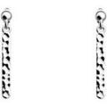 Boucles d'oreille sur Grenoble : Boucles oreilles Les Georgettes Boucles d'oreilles Pure argent&eacute;es 25mm Blanc