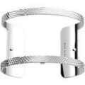 Bracelets Les Georgettes Manchette Pure argent&eacute;e 40mm Blanc Grenoble