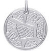 Collier Les Georgettes Pendentif Cumulables Girafe argent&eacute; Blanc