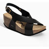 Sandales Bayton Sandales compens&eacute;es REA pour femme Noir