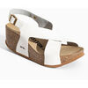 Sandales Bayton Sandales compens&eacute;es REA pour femme Blanc