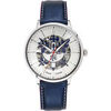 Montre Pierre Lannier Montre Homme &Eacute;LYS&Eacute;E Argent&eacute; Cuir Bleu Argent&eacute;
