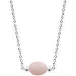 Collier Brillaxis Collier argent quartz rose