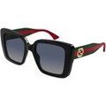 Lunettes sur Grenoble : Lunettes de soleil Gucci GG1861S Lunettes de soleil, Noir/Gris, 53 mm