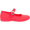 Ballerines enfant Pisamonas Babies En Toile Pour Fille Avec Boucle Japonaise
