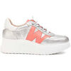 Baskets basses Wonders a3625 plata_coral