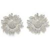 Boucles oreilles Avant-Garde Paris Gabrielala Argent&eacute;