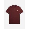 Polo Fred Perry Chemise unie - oxblood