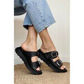 Mules femme sur Grenoble : Mules Hispanitas - Mules AMBAR Noir
