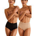 Slips Selmark Pack x2 culottes taille haute ESSENTIAL Multicolore