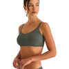 Triangles / Sans armatures Selmark Soutien-gorge sans armatures coques amovibles ONE Vert