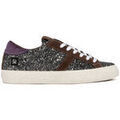 Baskets femme sur Grenoble : Baskets basses D.A.T.E. D-A-T-E-HL-GL-MG HILL LOW GLITTER METALGUN Argent&eacute;