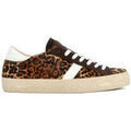 Baskets femme sur Grenoble : Baskets basses D.A.T.E. D-A-T-E-HL-LP-BR HILL LOW LEOPARD BROWN