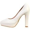 Chaussures escarpins Super Mode Escarpins &agrave; Talon LBS Blanc