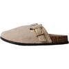 Mules Super Mode Mules Junior &agrave; Enfiler Beige