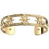 Bracelets Les Georgettes Manchette Helios dor&eacute; 14 mm Jaune