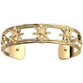 Bracelets Les Georgettes Manchette Helios dor&eacute; 14 mm Jaune Grenoble