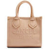 Sac &agrave; main Lancel Paris 1876 Sac cabas Lancel Jour mini en cuir couleur cappuccino