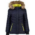 Vestes sur Grenoble : Veste Geographical Norway Caban Camille - capuche avec bord fa&ccedil;on fourrure Marine