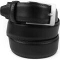 Ceintures sur Grenoble : Ceinture Suitable Ceinture Noir en Cuir 010