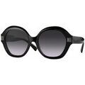 Lunettes sur Grenoble : Lunettes de soleil Valentino Bags VA4086 Occhiali da sole, Noir/Noir, 54 mm