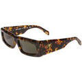 Lunettes sur Grenoble : Lunettes de soleil Palm Angels PERI055 Yreka Occhiali da sole, Havana/Gris, 58 mm