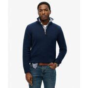 Pull Superdry Pull &agrave; demi-zip en tricot Cotton Classics