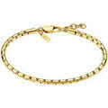 Bracelets sur Grenoble : Bracelets Lotus Bracelet style Urban Man en acier dor&eacute; maille fantaisie Jaune
