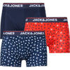Boxers Jack & Jones JACDOG LOGO TRUNKS X3 Multicolore