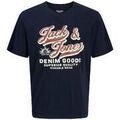 Tee-shirts sur Grenoble : T-shirt Jack & Jones T-shirt col rond bleu ciel