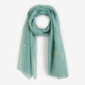 Echarpe Lollipops Foulard vert aqua Sari