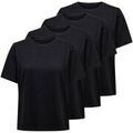 Tee-shirts sur Grenoble : T-shirt Only Femme T-shirt Paquet de 4 ONLONLY TEE 4P