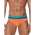 Lingerie homme sur Grenoble : Slips Code 22 Slip Bright Mesh Code22 Orange