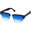 Lunettes sur Grenoble : Lunettes de soleil Xlab Maui Lunettes de soleil, Noir argent/Bleu clair, 54 mm